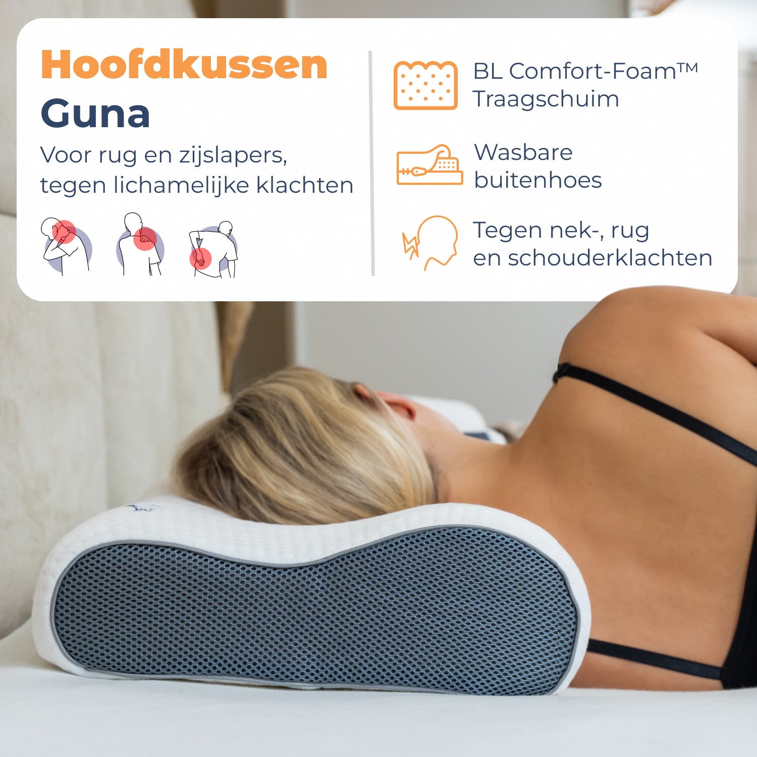 Hoofdkussen Guna