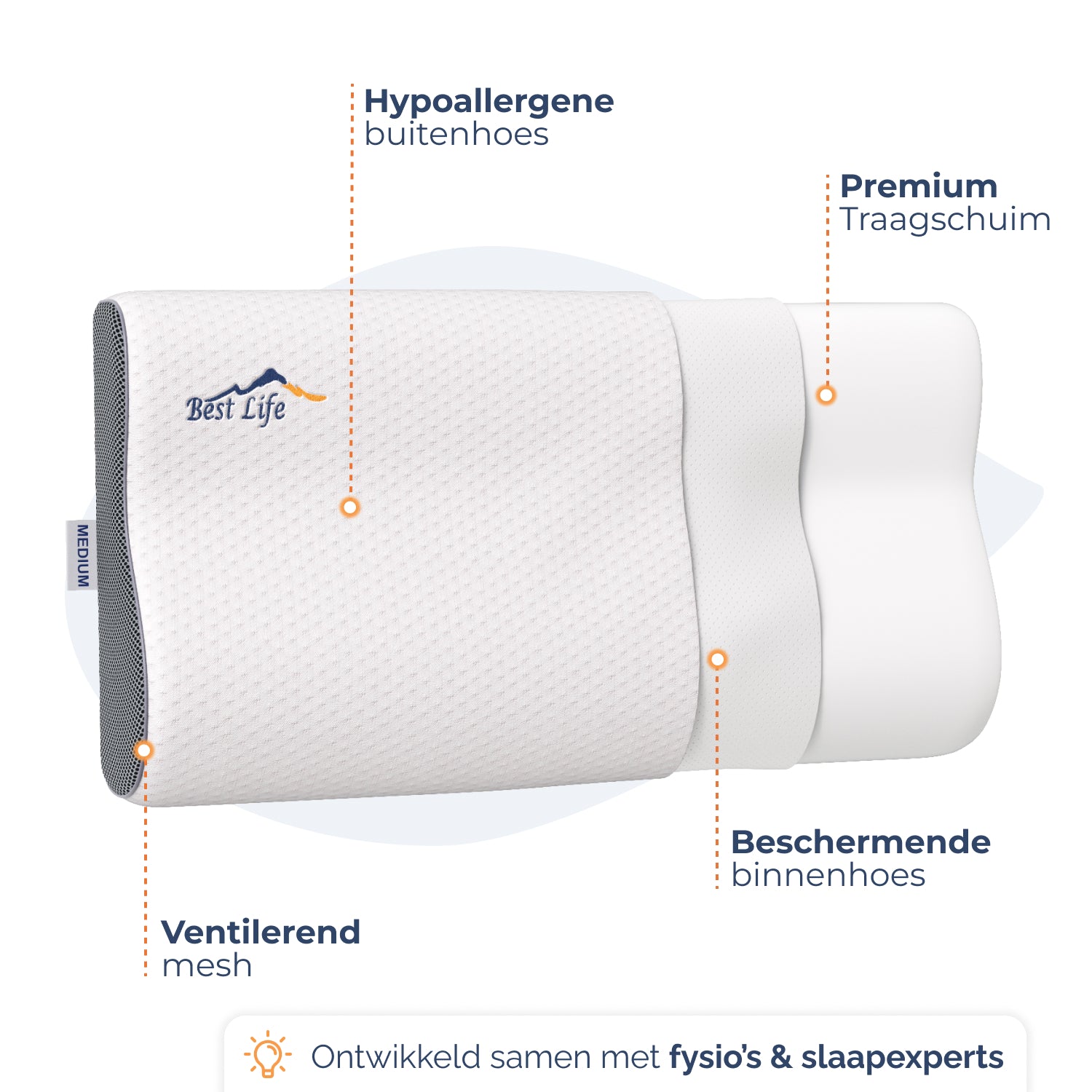 Hoofdkussen Guna