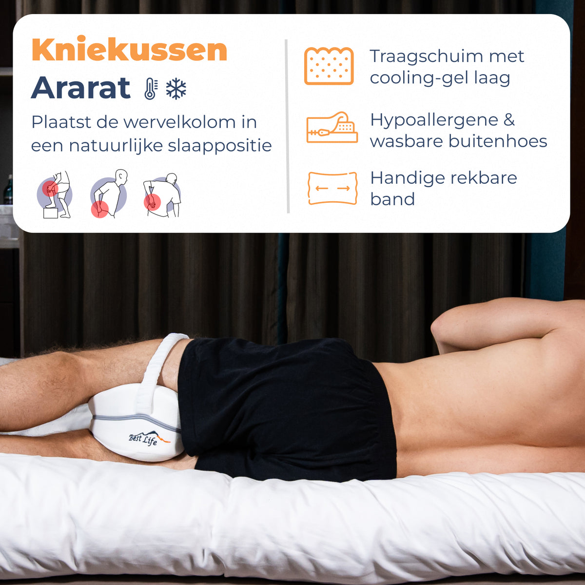 Kniekussen Ararat Cooling Gel