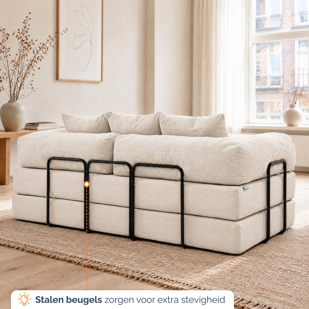 Slaapbank Lugano Off-white